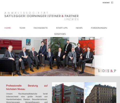 Anwaltssocietät Sattlegger | Dorninger | Steiner  Partner Linz Wien   Öffnungszeit