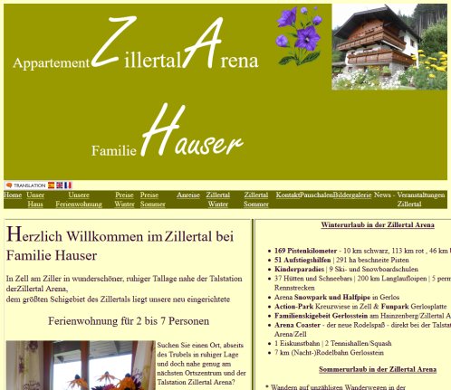 Appartement Zillertal Arena Familie Hauser  Öffnungszeit