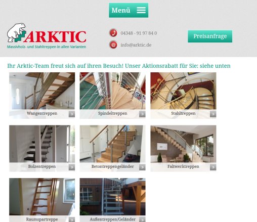 Treppen Arktic Kiel Schleswig Holstein Deutschland Wangentreppen Stahltreppen Holzwangentreppen  Spindeltreppen Bolzentreppen Bogentreppen Raumspartreppen Treppenpflege Faltwerktreppe Robert Traka Ingo Kracht Kiel Friedrichsort Redderkoppel Arktic Treppentechnik GmbH Öffnungszeit