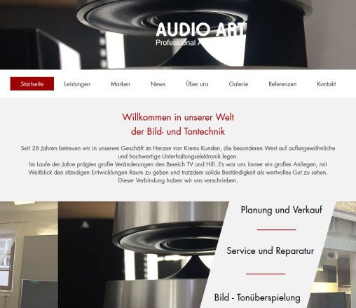 AUDIO ART   Professional Audio & Video  Öffnungszeit