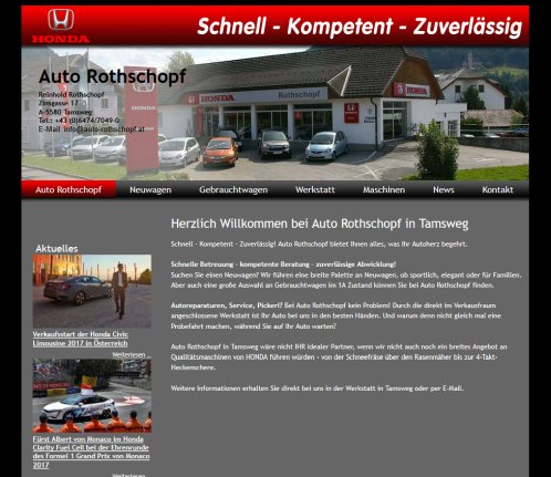 Auto Rothschopf in Tamsweg   Auto Rotschopf in Tamsweg Die Medienwerkstatt GmbH Öffnungszeit