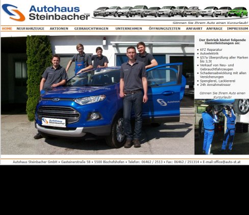 Autohaus Ford Steinbacher GmbH in Bischofshofen Erfahrung Autohaus Ford Steinbacher GmbH in Bischofshofen Öffnungszeit