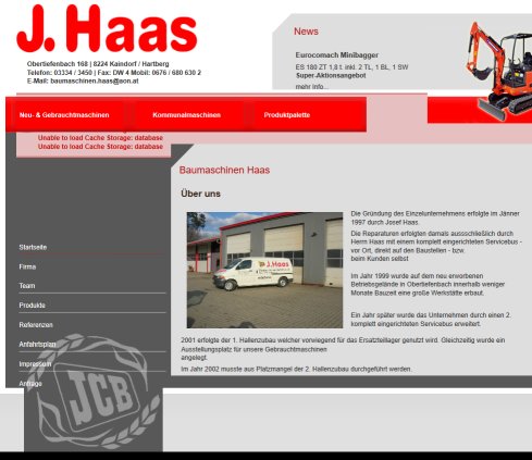 Baumaschinen Haas   Öffnungszeit