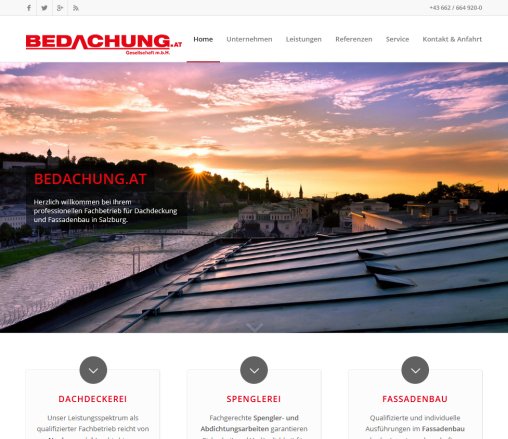 Bedachungsgesellschaft m.b.H   Dachdecker  Spengler  Isolierung  Fassadenbau in Salzburg  Öffnungszeit