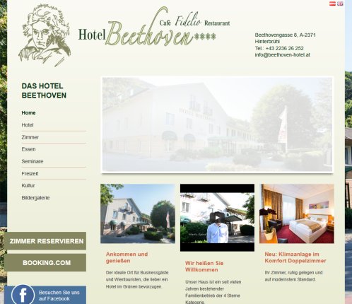Hotel Beethoven: Home Beethoven Hotel GmbH Öffnungszeit