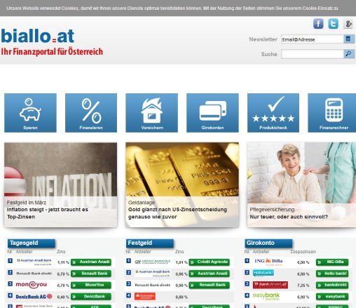 Biallo.de Das Verbraucherportal für private Finanzen Biallo & Team GmbH Öffnungszeit