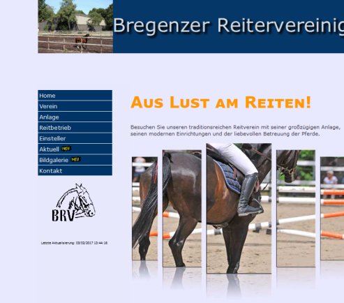 Bregenzer Reitervereinigung   Aus Lust am Reiten  Öffnungszeit