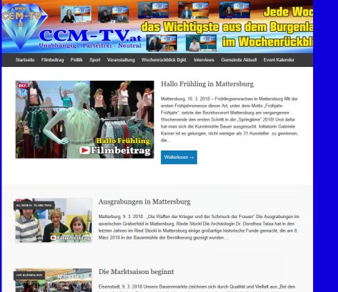 CCM TV   Startseite  Öffnungszeit