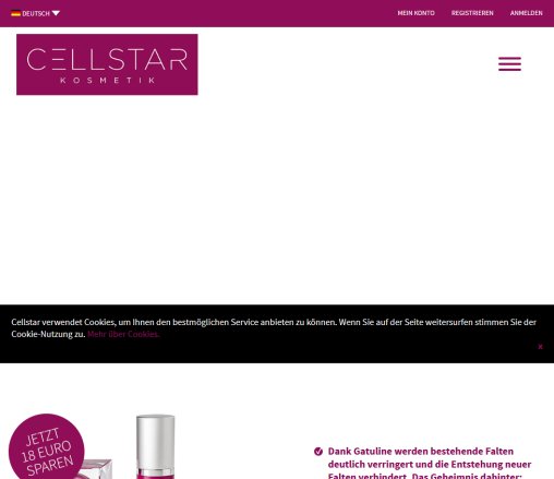 Cellstar die Revolution in der Kosmetik Cell Star Kosmetik GmbH Öffnungszeit