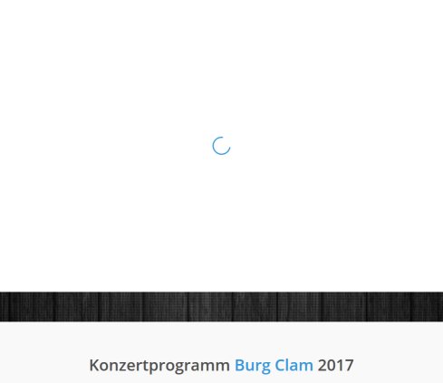 www.clam.at: Konzert Sommer Burg Clam 2015  Öffnungszeit