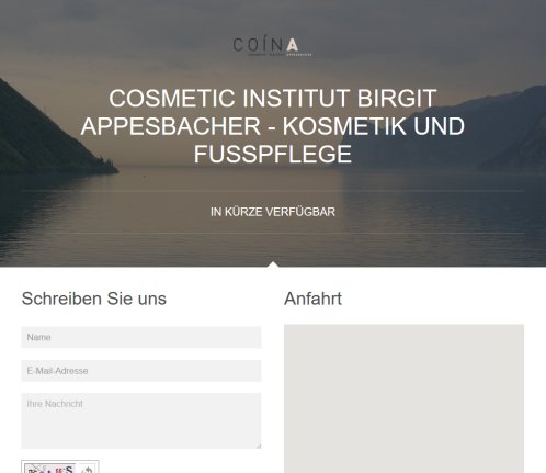 COINA   Cosmetic Institut Appesbacher Birgit  Öffnungszeit