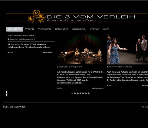 Die Drei vom Verleih Öffnungszeit