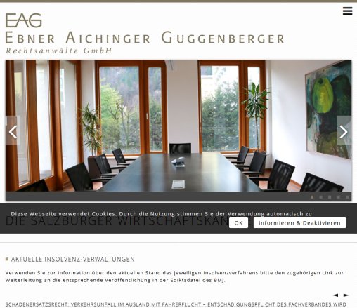 EAG   Ebner Aichinger Guggenberger Rechtsanwälte GmbH Ebner Aichinger Guggenberger Rechtsanwälte GmbH Öffnungszeit