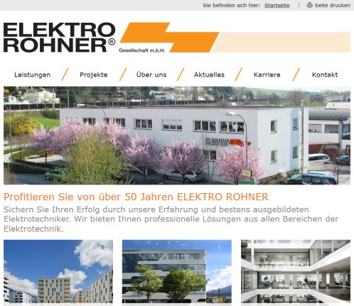 Willkommen auf den Seiten von Elektro Rohner mdash Elektro Rohner   Öffnungszeit