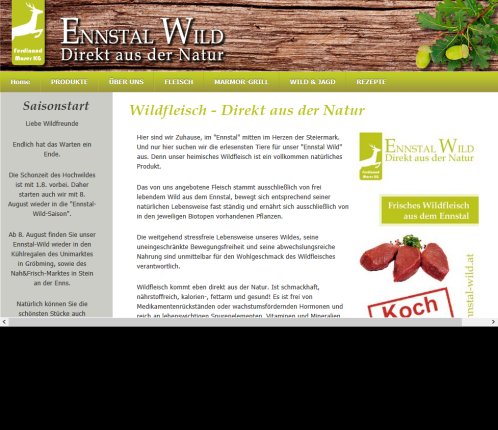 Ennstal Wild: Home  Öffnungszeit