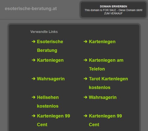 Esoterische Beratung  Öffnungszeit
