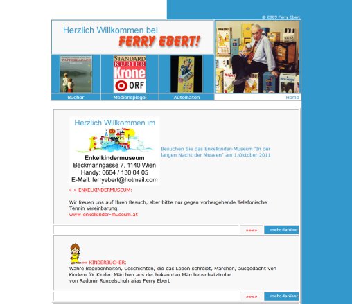 FERRY EBERT ::: HERZLICH WILLKOMMEN! ::: Erfahrung FERRY EBERT ::: HERZLICH WILLKOMMEN! ::: Öffnungszeit