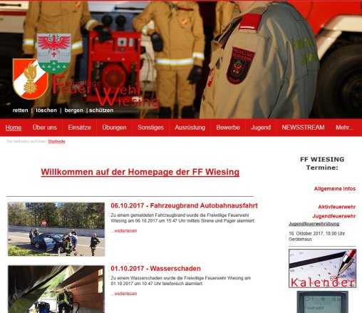 Freiwillige Feuerwehr Wiesing  Öffnungszeit