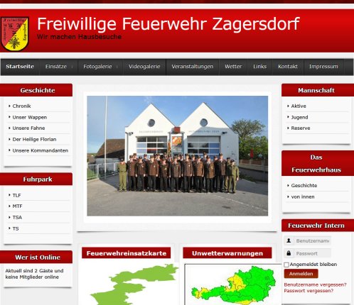 Freiwillige Feuerwehr Zagersdorf  Öffnungszeit