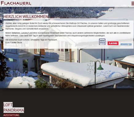 Flachauerl.at Apartments in Flachau  Öffnungszeit