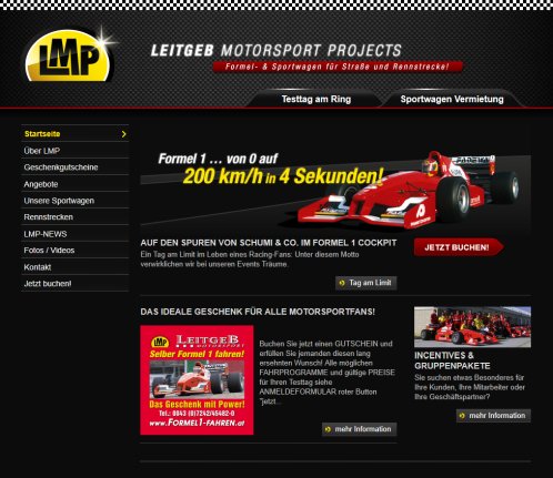 selberfahren: LMP Motorsports   Formel1 selberfahren  Öffnungszeit