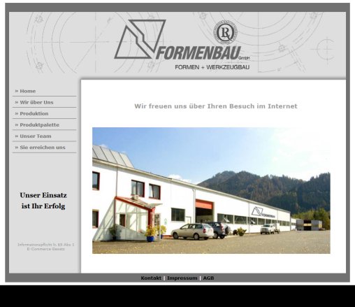 Formenbau GmbH   Öffnungszeit