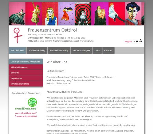 Wir über uns Frauenzentrum Osttirol Erfahrung Wir über uns Frauenzentrum Osttirol Öffnungszeit