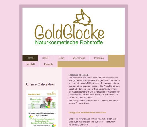 Goldglocke selfmade Naturkosmetik Erfahrung Goldglocke selfmade Naturkosmetik Öffnungszeit
