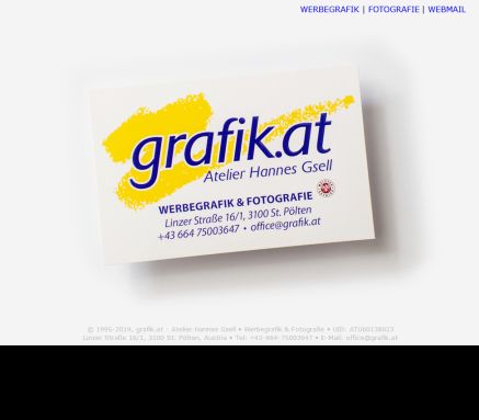 grafik.at   Atelier Gsell   Werbegrafik &  design  Fotografie  Öffnungszeit