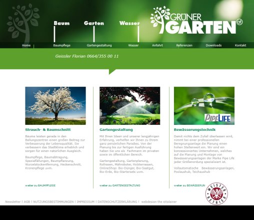 Willkommen bei Grüner Garten Geissler GmbH  Home Geissler GmbH Öffnungszeit