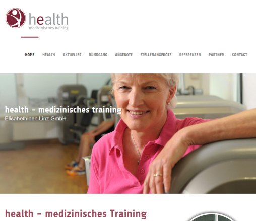 Das health Fitness Studio mit medizinischer Betreuung in Linz am Krankenhaus der Elisabethinen Linz GmbH Öffnungszeit
