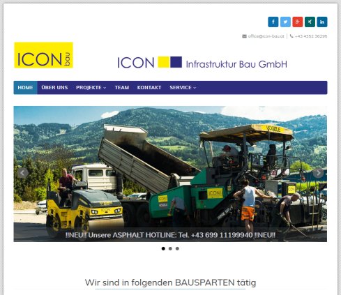 ICON INFRASTRUKTUR BAU GmbH: Ihr zuverlässiger Partner am Bau   ICON Bau ICON Infrastruktur Bau GmbH Öffnungszeit