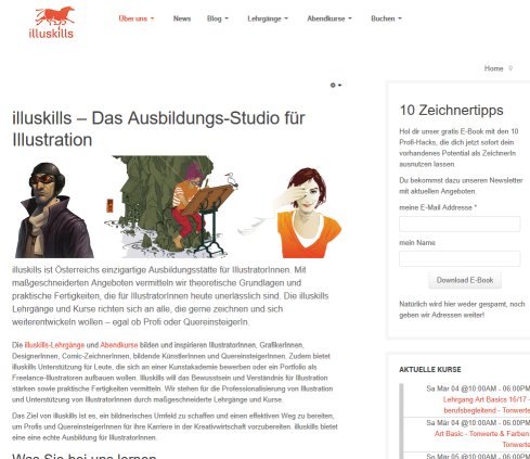 illuskills - die Illustrationsausbildung Erfahrung illuskills - die Illustrationsausbildung Öffnungszeit