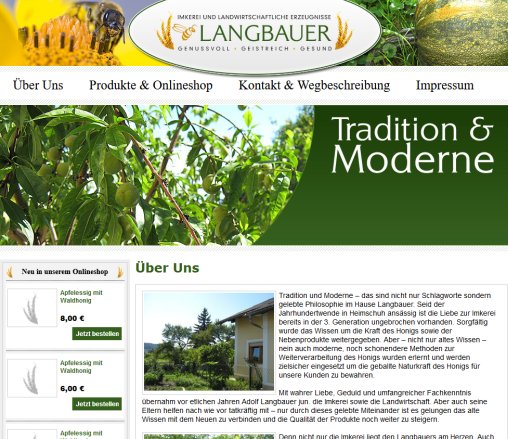 IMKEREI LANGBAUER Genussvoll Geistreich Gesund Erfahrung IMKEREI LANGBAUER Genussvoll Geistreich Gesund Öffnungszeit