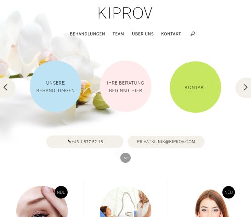 Privatklinik KIPROV   Sanfte Schönheitsmedizin Dr Kiprov  Öffnungszeit