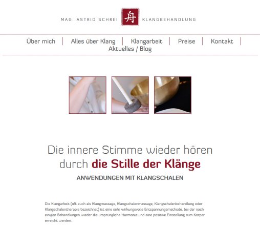 Klangarbeit und Klangschalenmassage in Klagenfurt   Klangbehandlung Astrid Schrei  Öffnungszeit