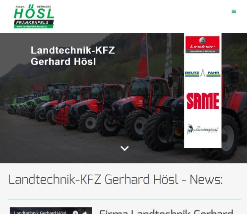 Landtechnik Hösl   Frankenfels  Öffnungszeit