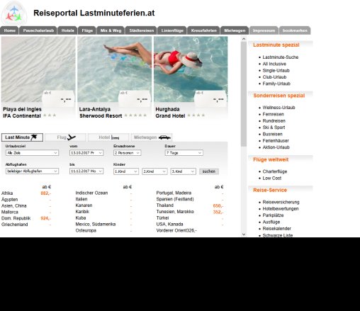 Lastminute Ferien & Reisen   günstige Reiseangebote im Internet Reisebüro Opodo.de & Expedia.de  Öffnungszeit