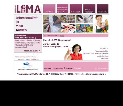 Frauenprojekt Lima | 3180 Lilienfeld | Wir von LIMA sind Spezialistinnen für Frauen und ihre Arbeits  und Lebenswelten.  Öffnungszeit