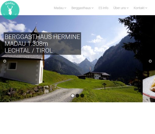 \ Madau | Berggasthaus Hermine | The Austrian Paradise \ 0002  Öffnungszeit