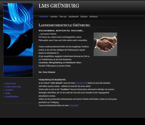 Landesmusikschule Grünburg  Öffnungszeit