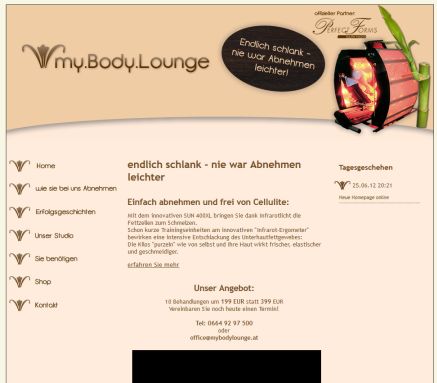 my.Body.Lounge  Öffnungszeit