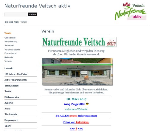 Naturfreunde Veitsch aktiv   Verein  Öffnungszeit