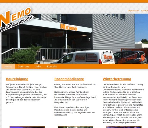 NEMO Gebäudereinigung GmbH   Home NEMO Gebäudereinigung GmbH Öffnungszeit