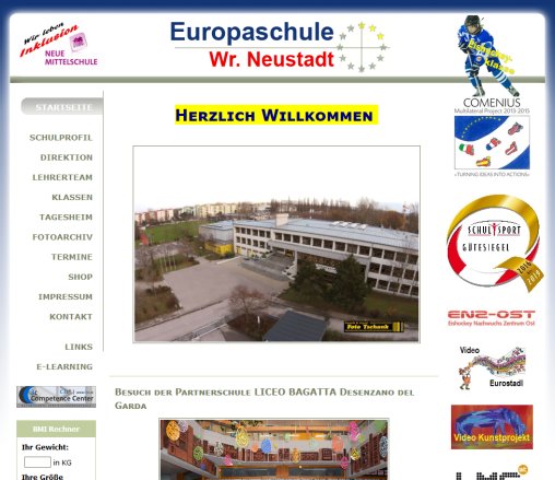 :::Europaschule Wr. Neustadt:::  Öffnungszeit