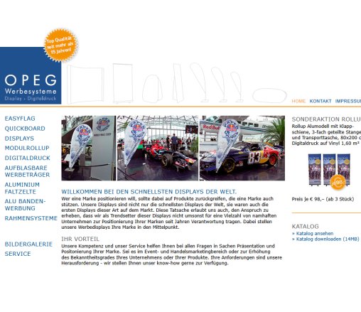 Home O P E G WERBESYSTEME GMBH &Ouml;ffnungszeit