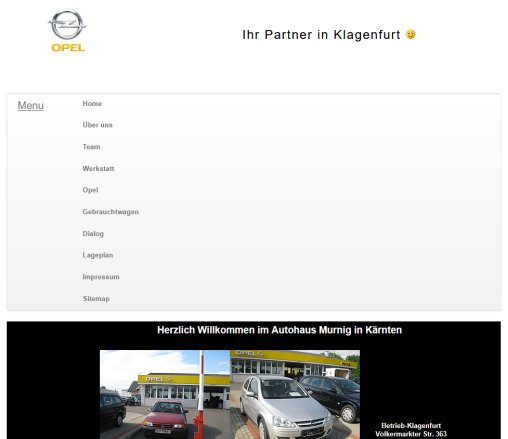 Autohaus Murnig GmbH Ihr Partner in Klagenfurt für Opel  Öffnungszeit