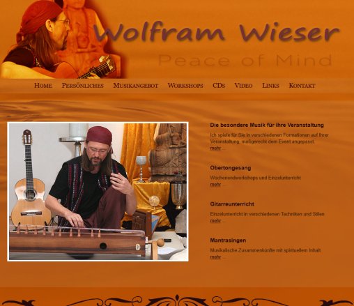 Wolfram Wieser   Peace of Mind  Öffnungszeit