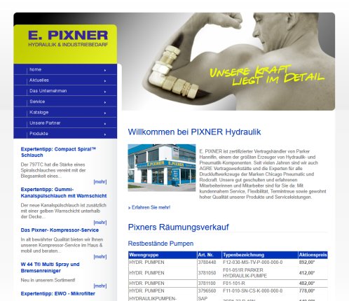 PIXNER GmbH: Pixner Hydraulik und Industriebedarf E. Pixner GmbH Öffnungszeit