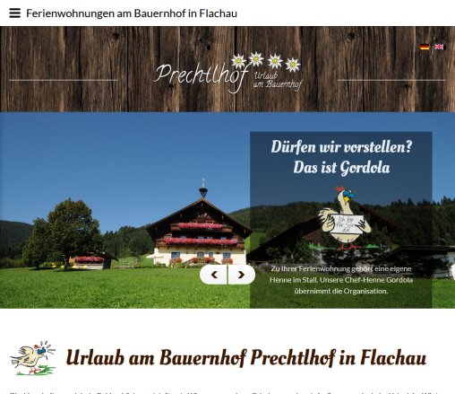 Urlaub in der Ferienwohnung am Bauernhof in Flachau  Öffnungszeit